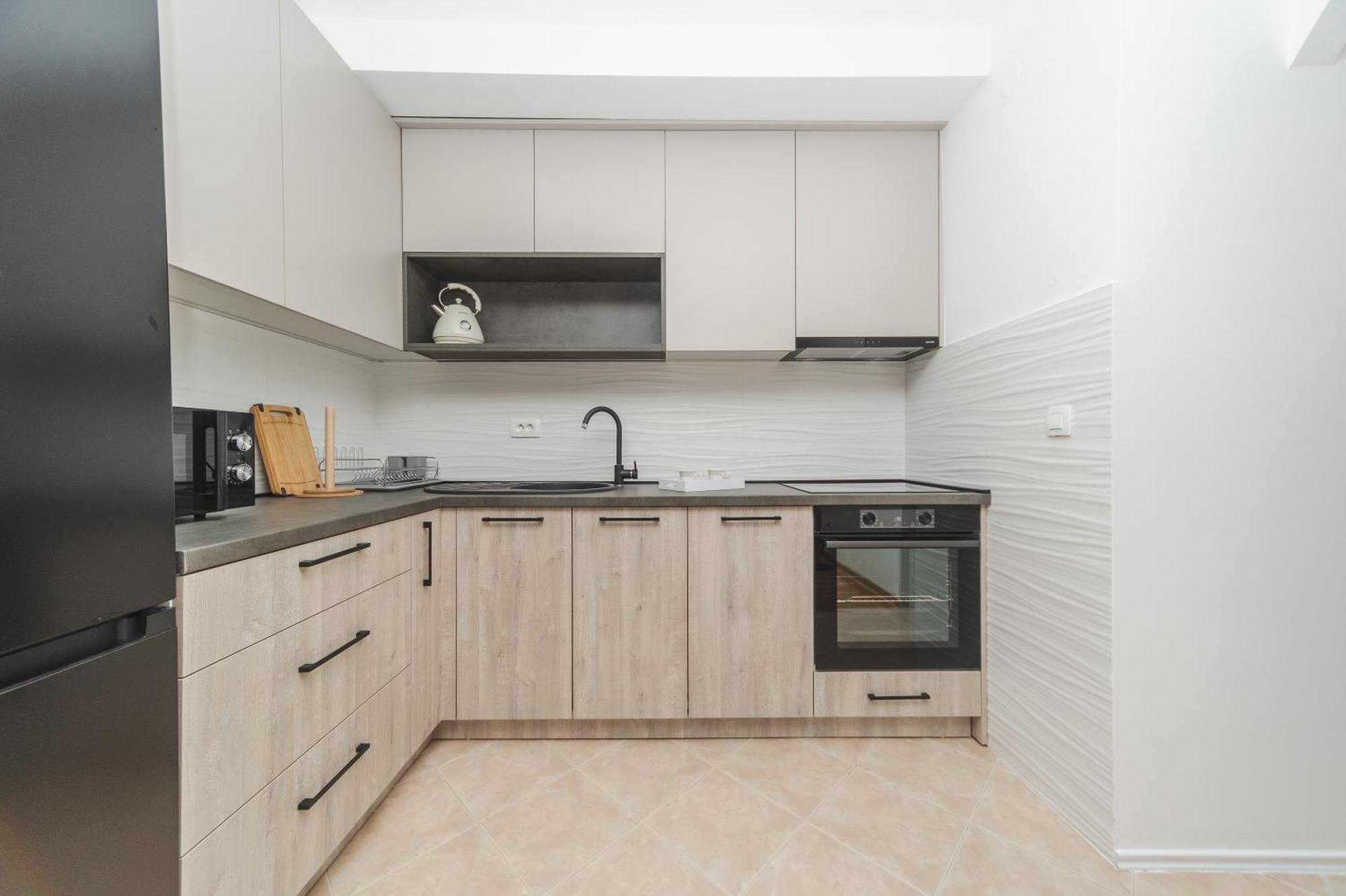 New Renovated Modern Cozy Mediterranean 42m2 Flat Free Parking Apartment Budva